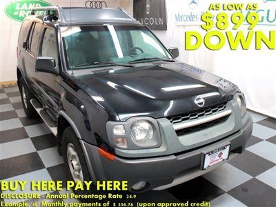 2002(02)xterra xe awd we finance bad credit! buy here pay here low down $899