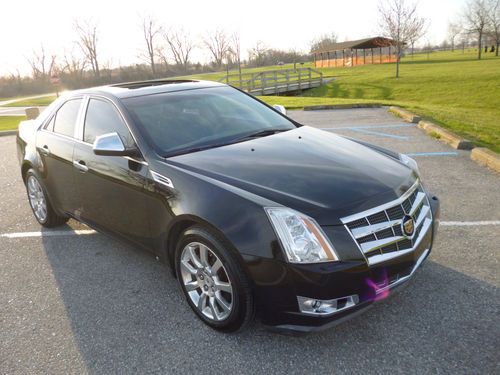 2008 cadillac cts leather, panoramic roof, xenon headlights rebuilt no reserve