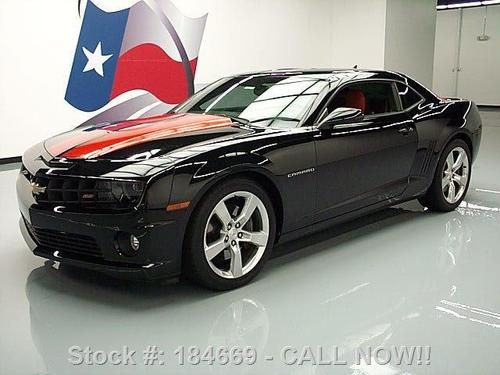 2010 chevy camaro 2ss 6-speed rs htd leather 20" wheels texas direct auto
