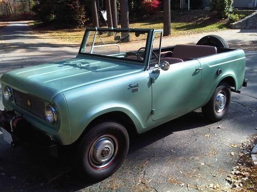 1961 scout 80 - low mileage, frame-off nut &amp; bolt rebuild.  immaculate!
