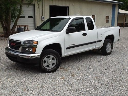 2004 gmc canyon 4wd extended cab pickup