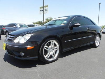2009 mercedes-benz clk 5.5l coupe nav leather sunroof heated seats