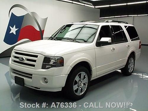 2010 ford expedition ltd 8pass sunroof nav dvd 20's 37k texas direct auto