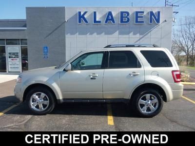 2011 ford escape limited v6 4x4 certified