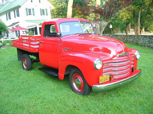 1949 chevy stake body truck series 3100  1/2 ton