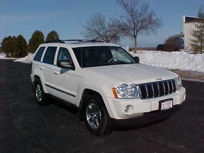 2005 white jeep grand cherokee limited 4x4 - 1 owner - hemi, leather, sunroof