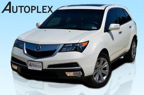 2012 acura mdx advance/entertainment pkg  3 rows heated and colled seats
