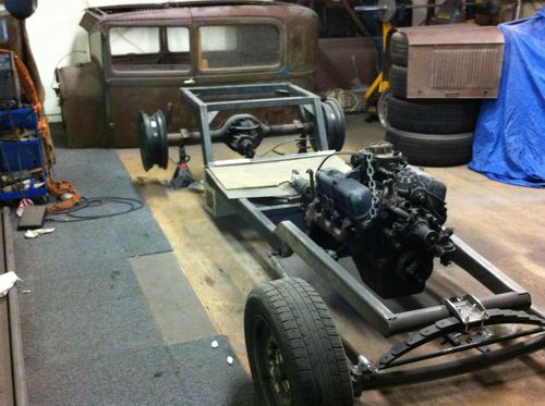 1928 ford model a sedan hot rod project with title