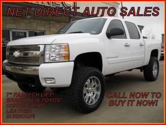 08 chevy 4wd leather sunroof new tires bad boy! net direct auto sales texas
