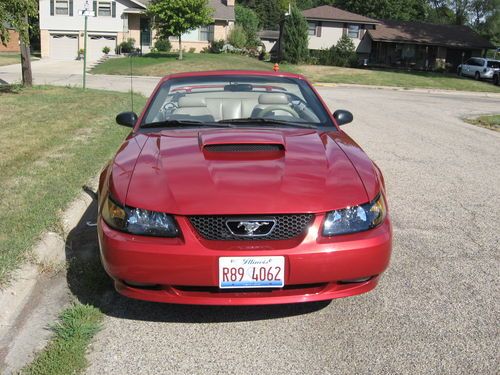 2002 mustang gt convertible red