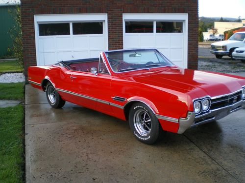 1966 olds 442 convertible automatic numbers matching one of 2853 produced
