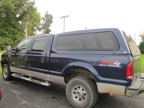 2006 f250 ford super duty crew pickup 4x4 needs work project one owner as is
