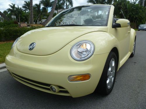 Volkswagen beetle gls convertible 1 owner no reserve