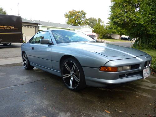 1991 bmw 850i video! super rare 6 speed! v12 power see video wow! look!