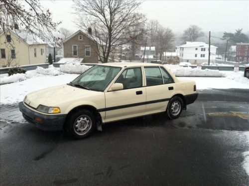1988 honda civic dx sedan-4cyl-automatic-73k original miles-florida car-clean