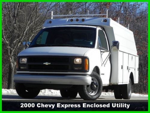 00 chevrolet chevy express cutaway drw enclosed utility van 5.7l vortec gas ac
