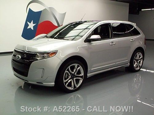 2012 ford edge sport vista roof heated leather 22&#039;s 16k texas direct auto
