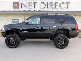 Lift 4wd new 35&#034; tires 20&#034; wheels htd leather nav dvd net direct auto texas