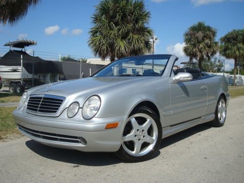 2002 mercedes benz clk430 luxury convertible two owner 48000 miles no reserve