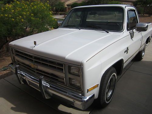 1986 chevrolet silverado short bed pickup with 48000 original miles