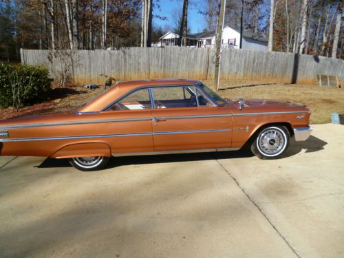 1963 1/2 ford galaxie with 390 high performance engine