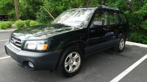 2003 subaru forester 5 speed manual super maintained all wheel drive no reserve