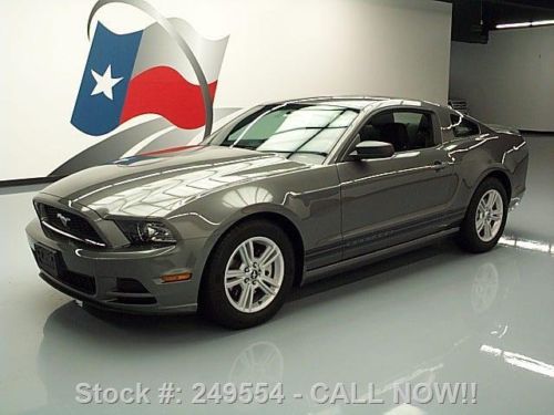 2013 ford mustang v6 coupe auto hid lights spoiler 13k texas direct auto