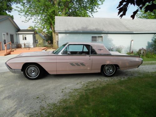 1963 ford thunderbird - rare pink color