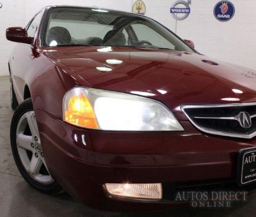 We finance 2002 acura cl 3.2l types coupe clean carfax htdsts mroof kylssent 6cd