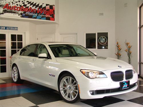 2009 bmw 750li  individual package - special edition brilliant white package!!!