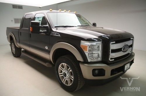 2013 king ranch crew 4x4 fx4 navigation leather heated 20s aluminum diesel