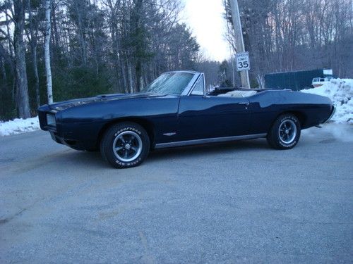 1968 pontiac gto convertible !! rare.. no reserve !! who wants it ?