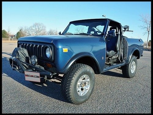 1977 international scout ,fully accessible, customized for hand controls