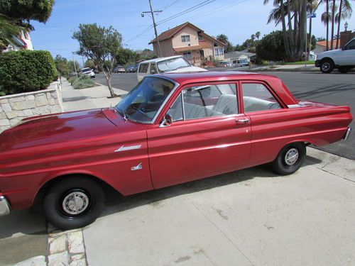 1965 ford falcon red