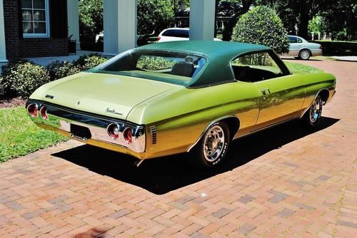 Just 14,286 miles 1971 chevrolet chevelle malibu all original.fully documented