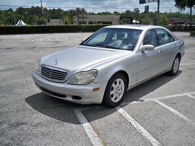 2000 mercedes s500, xenon's, navigation, bose, sunroof, nice car, no reserve!!!