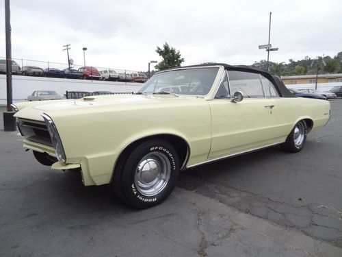 65 pontiac gto convertible 6.5l 389 coupe 4-speed manual tri power see my store!