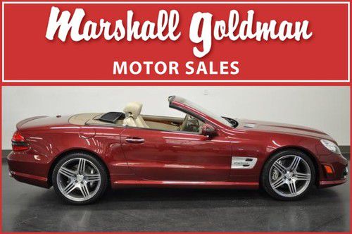 2011 mercedes benz sl63 amg in storm red 17000 miles