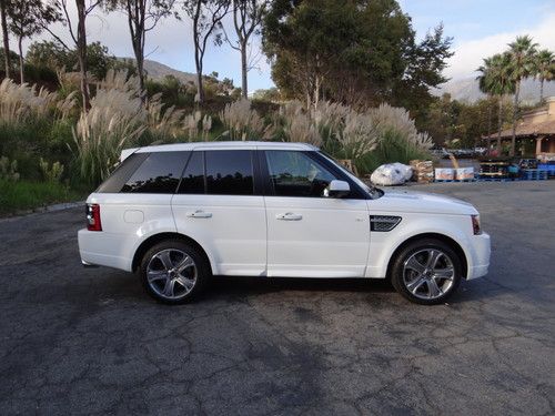 2012 land rover autobiography sport supercharged white