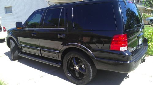 2004 ford expedition, 22's, black on tan, dvd, power everything, 147k