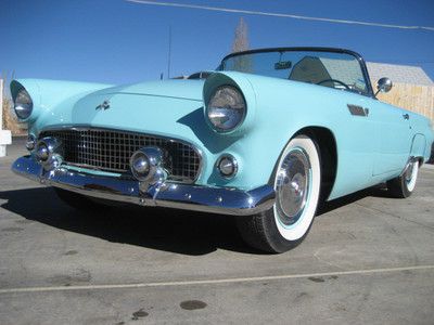 1955 ford thunderbird, orig v-8, restored, runs &amp; drive great