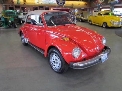 1979 vw beetle convertible 16,224 actual miles 1.6l fuel injected
