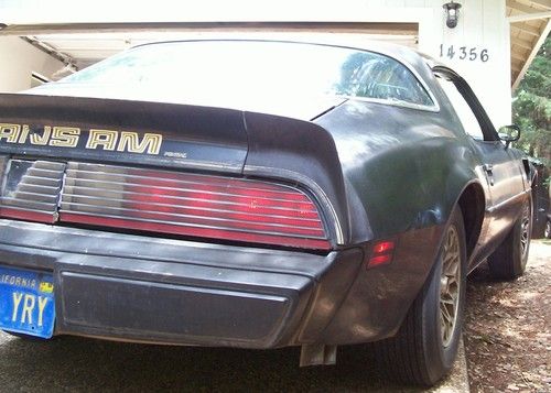 What you have been waiting for! y84 black bandit trans am. ca. car. project car.