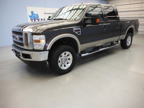 We finance!!!  2008 ford f-250 lariat 4x4 off-road powerstroke diesel tow 1 own