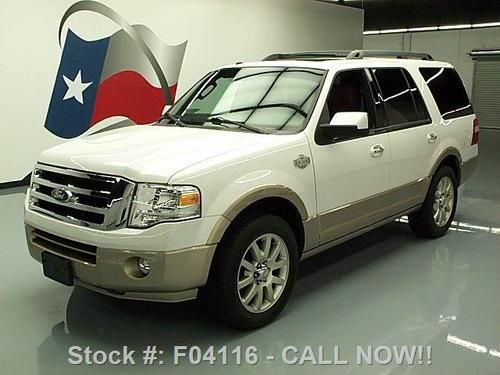 2011 ford expedition king ranch sunroof nav dvd 37k mi texas direct auto