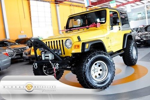 03 jeep wrangler x 4wd hardtop auto lift-kit winch alloys boards