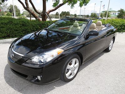 Beautiful 2006 toyota solara sle convertible well maintained 1 owner florida car