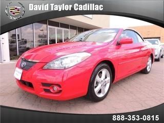 Red convertible - leather heated power seats - bluetooth - 6 disc cd sat aux
