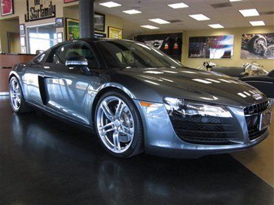 2009 audi r8 r tronic grey navigation back up camera priced to sell