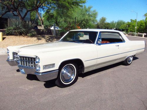 1966 cadillac coupe deville - loaded - a/c - very original - rust free - wow!!